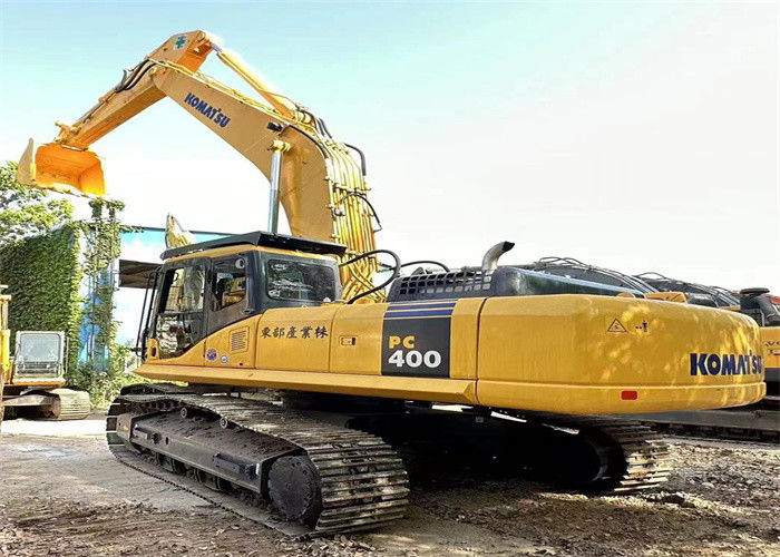 Hampir baru Jepang digunakan mesin excavator merangkak renovasi Komatsu pc 400-7 penggali untuk dijual