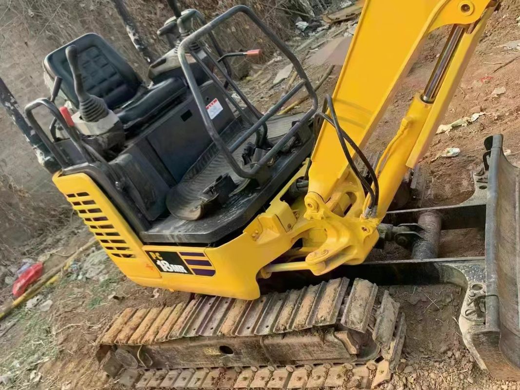 Mesin penggerak tanah bekas Excavator 2 ton mini excavator berkualitas tinggi Komatsu pc 18 MR