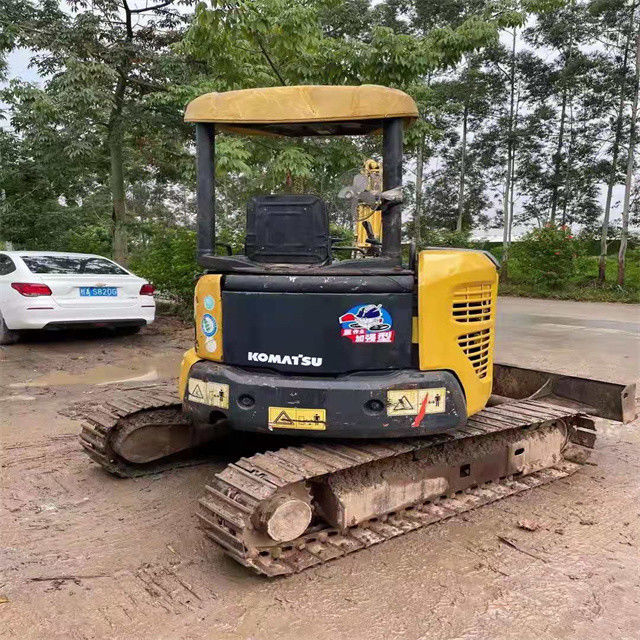 3 ton digunakan Jepang kualitas tinggi Komatsu pc 30 MR crawler excavator dengan jam kerja yang lebih pendek
