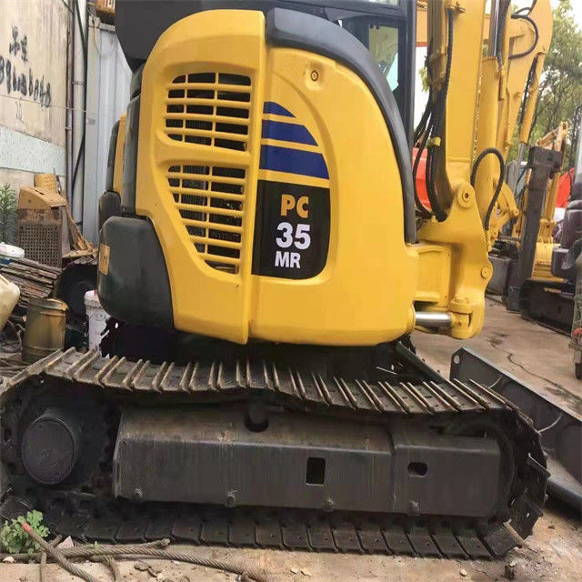 Harga murah 3 ton digunakan Jepang impor Komatsu pc 35 MR crawler excavator dengan jam kerja yang lebih pendek