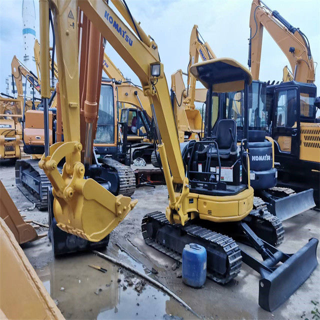 Harga murah 3 ton digunakan Jepang impor Komatsu pc 35 MR crawler excavator dengan jam kerja yang lebih pendek