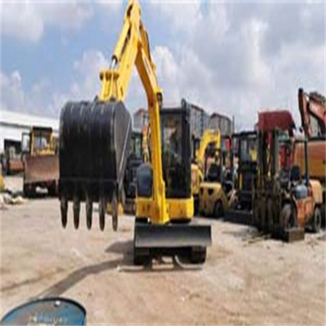 Kualitas tinggi 6 ton digunakan Jepang diimpor Komatsu pc 55 MR crawler excavator dengan jam kerja yang lebih pendek