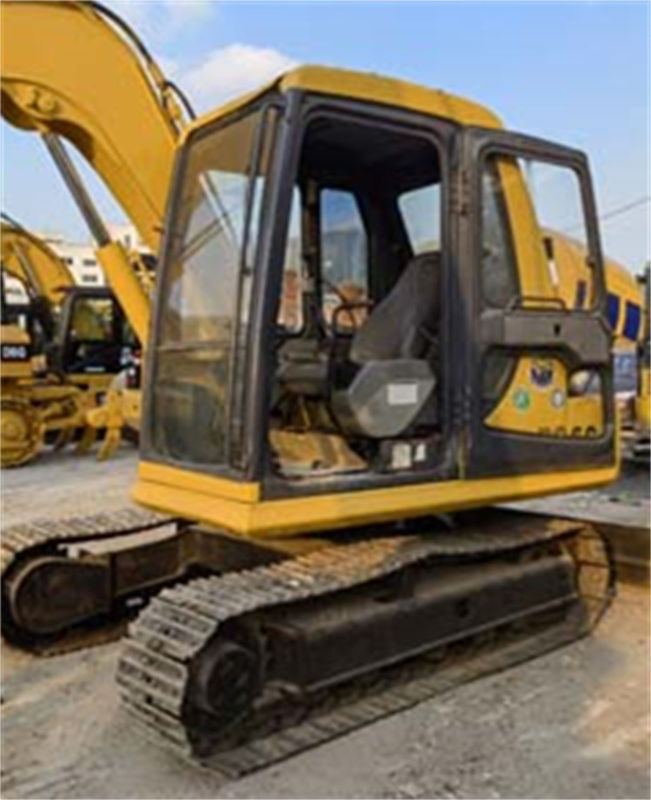 Kualitas tinggi 6,3 ton digunakan Jepang diimpor Komatsu pc 55 MR crawler excavator dengan jam kerja yang lebih pendek