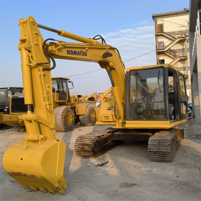 Kualitas tinggi 6,3 ton digunakan Jepang diimpor Komatsu pc 55 MR crawler excavator dengan jam kerja yang lebih pendek