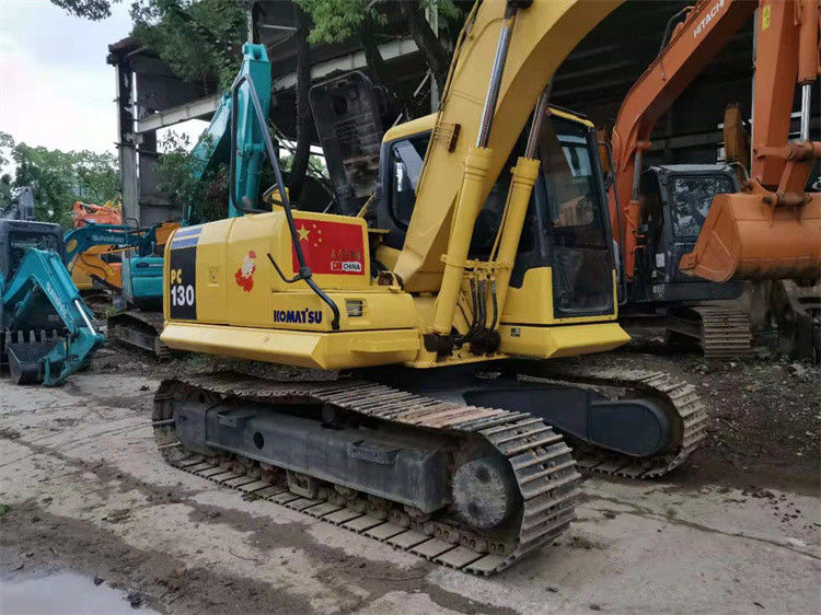 13 ton digunakan Jepang diimpor Komatsu pc 130 crawler excavator dari Jepang dalam kondisi yang sangat baik siap untuk dijual