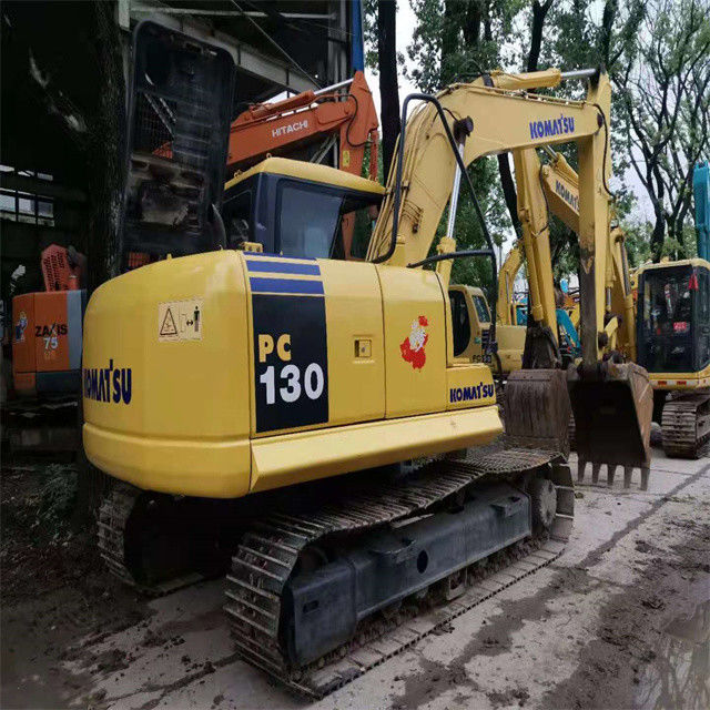 13 ton digunakan Jepang diimpor Komatsu pc 130 crawler excavator dari Jepang dalam kondisi yang sangat baik siap untuk dijual