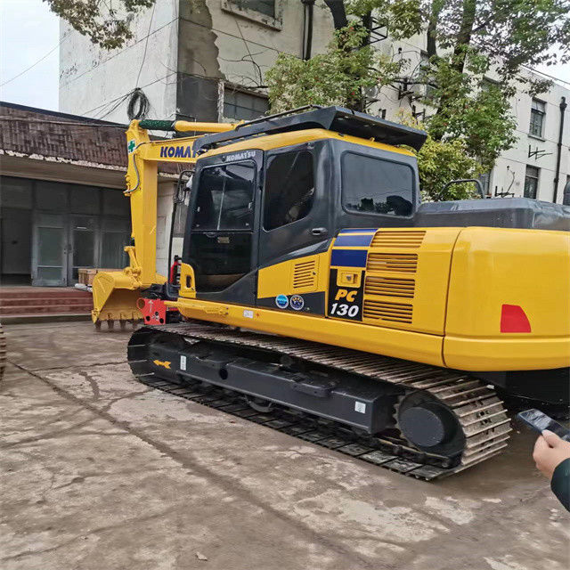 13 ton digunakan Jepang diimpor Komatsu pc 130 crawler excavator dari Jepang dalam kondisi yang sangat baik siap untuk dijual
