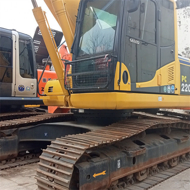 Hampir baru Jepang diimpor mesin excavator crawlerl digunakan renovasi Komatsu pc 220-8