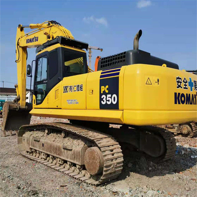 35 ton hampir baru Jepang diimpor mesin excavator merangkak digunakan renovasi Komatsu pc 350-7