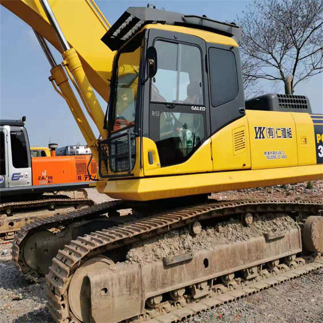 35 ton hampir baru Jepang diimpor mesin excavator merangkak digunakan renovasi Komatsu pc 350-7