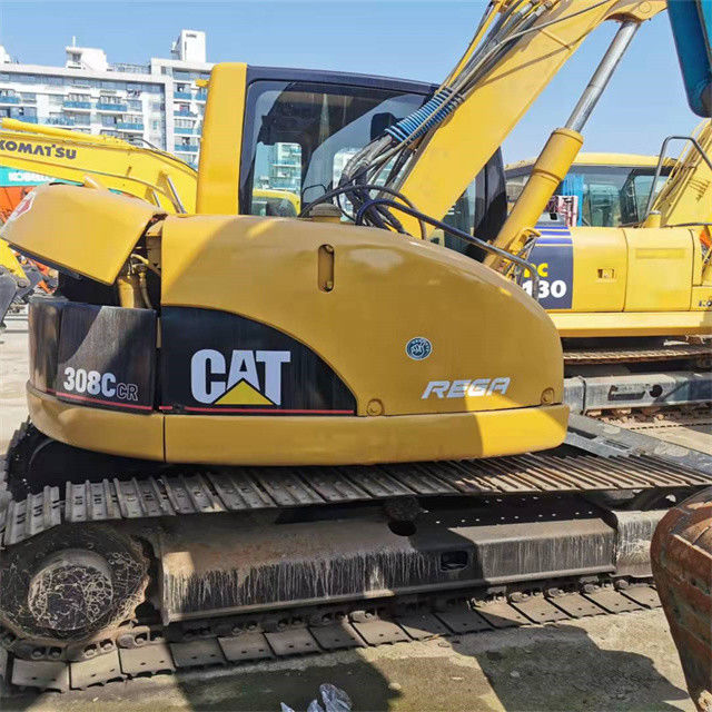 9 ton siap untuk bekerja dan berpengalaman digunakan Jepang diimpor CAT 308 C dalam kondisi baik