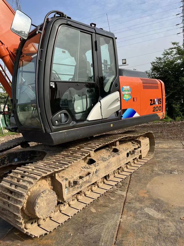 20 ton siap digunakan excavator untuk bekerja dan berpengalaman digunakan Korea Diimpor Hitachi 200-5A Dalam kondisi baik