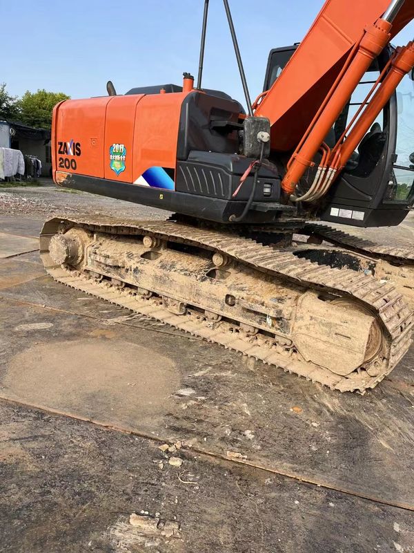 20 ton siap digunakan excavator untuk bekerja dan berpengalaman digunakan Korea Diimpor Hitachi 200-5A Dalam kondisi baik