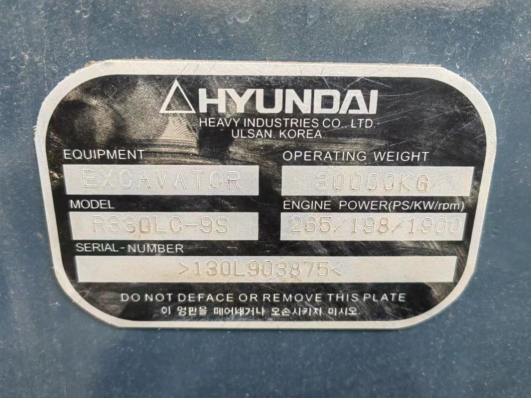 33 Ton Siap Bekerja Dan Berpengalaman Digunakan Korea Diimpor Hyundai DH330LC-9