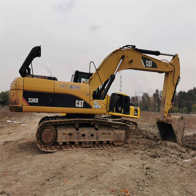 36 ton hampir baru Jepang impor mesin excavator merangkak digunakan renovasi CAT 336 D