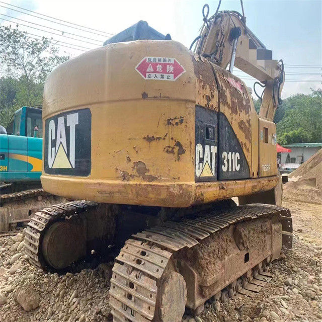 11.4 ton hampir baru Jepang diimpor mesin excavator merangkak digunakan renovasi CAT 311C