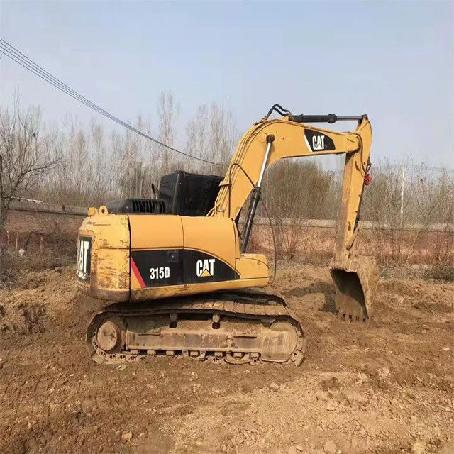 17.5 ton hampir baru Jepang diimpor mesin excavator merangkak digunakan renovasi CAT 315D