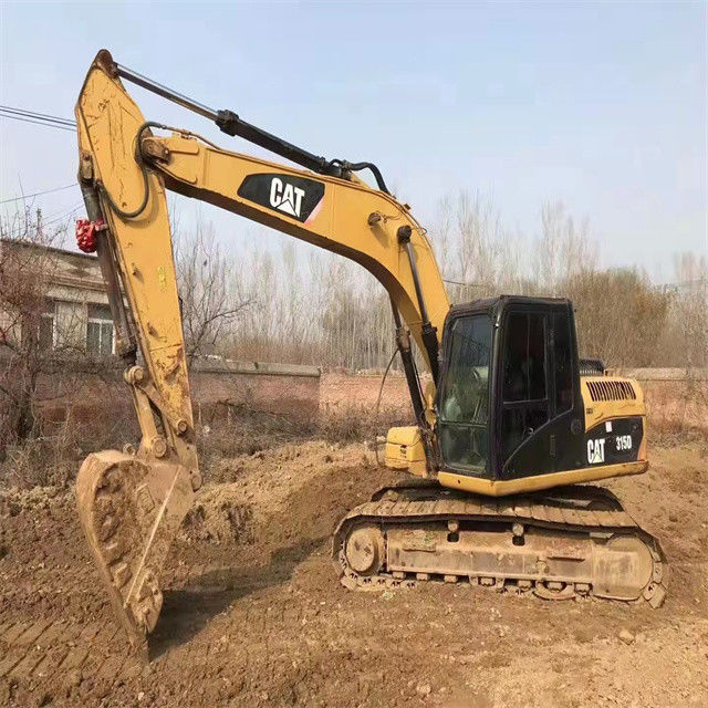 17.5 ton hampir baru Jepang diimpor mesin excavator merangkak digunakan renovasi CAT 315D
