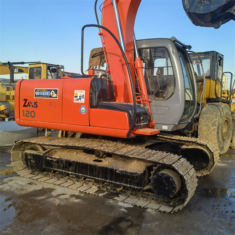 12.5 ton mini siap untuk bekerja dan berpengalaman digunakan Jepang diimpor Hitachi ZX 120 dalam kondisi baik