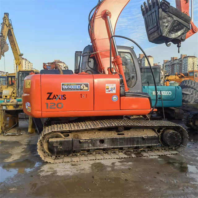 12.5 ton mini siap untuk bekerja dan berpengalaman digunakan Jepang diimpor Hitachi ZX 120 dalam kondisi baik