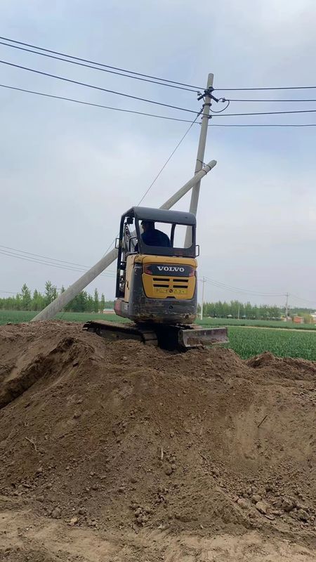Swedia diimpor kualitas tinggi Volvo EC18D mesin excavator crawler digunakan hampir baru