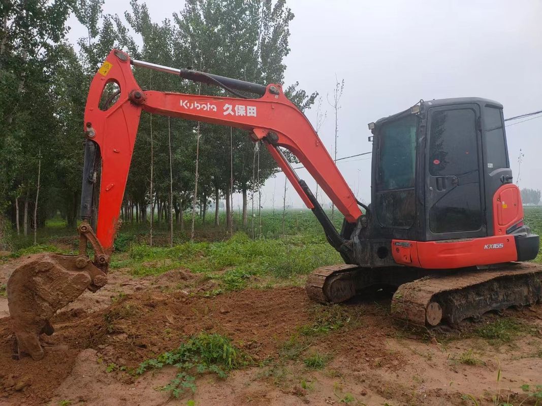 Digunakan Kubota Mini Excavator Kubota Kx165 Mesin Excavator Digunakan Berat 5,54t