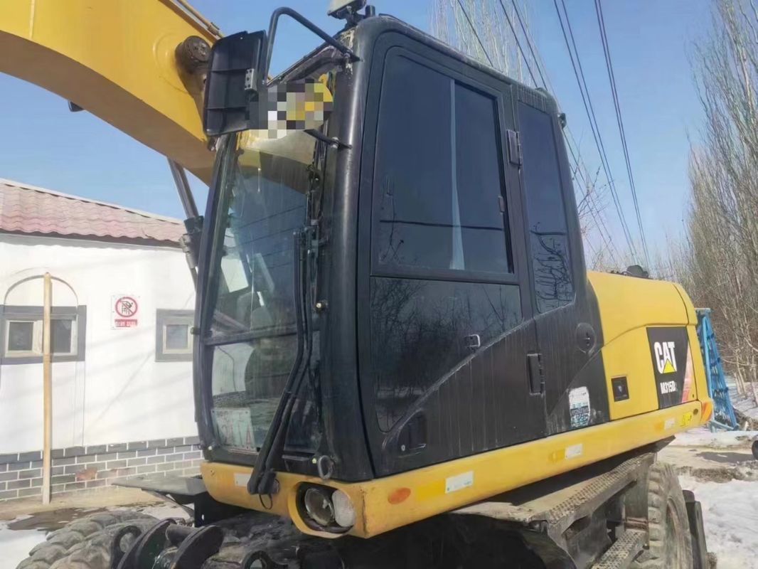 Siap untuk bekerja Caterpillar M315D bekas Excavator roda dengan jam kerja yang singkat dan dalam kondisi baik