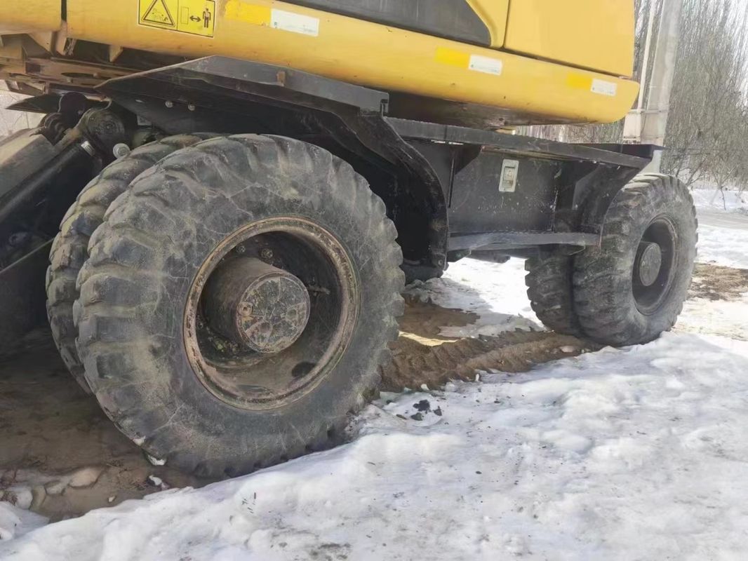 Siap untuk bekerja Caterpillar M315D bekas Excavator roda dengan jam kerja yang singkat dan dalam kondisi baik
