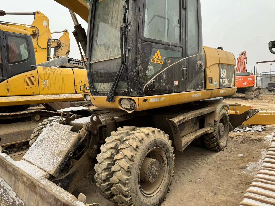 90% Caterpillar M317D2 Digunakan Excavator Roda dengan kualitas tinggi dan kinerja terbaik untuk dijual