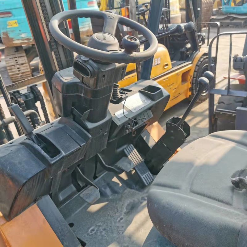 Jepang Forklift listrik kompak TOYOTA 2.5 ton Forklift Mesin tenaga