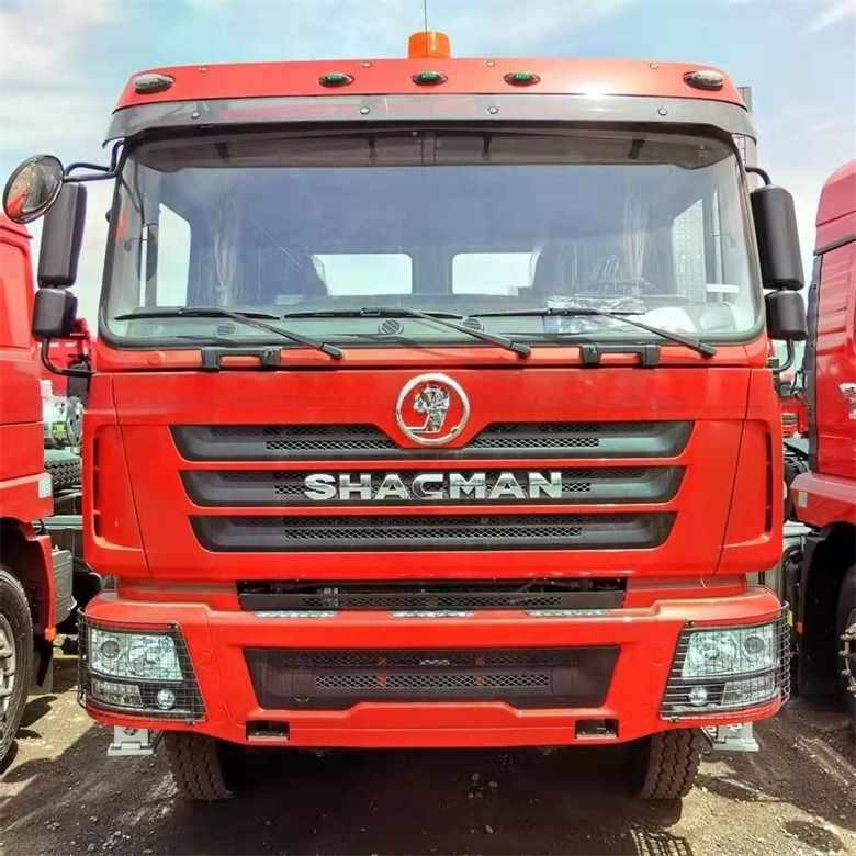 6*4 Shacman digunakan truk traktor dengan sistem kontrol stabilitas elektronik dan layar sentuh