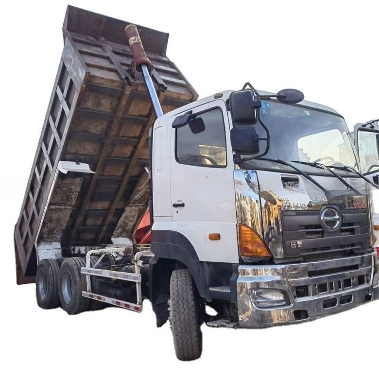 Sistem multimedia digunakan HINO 6*4 Heavy Duty 700 Dump Truck untuk konstruksi berat