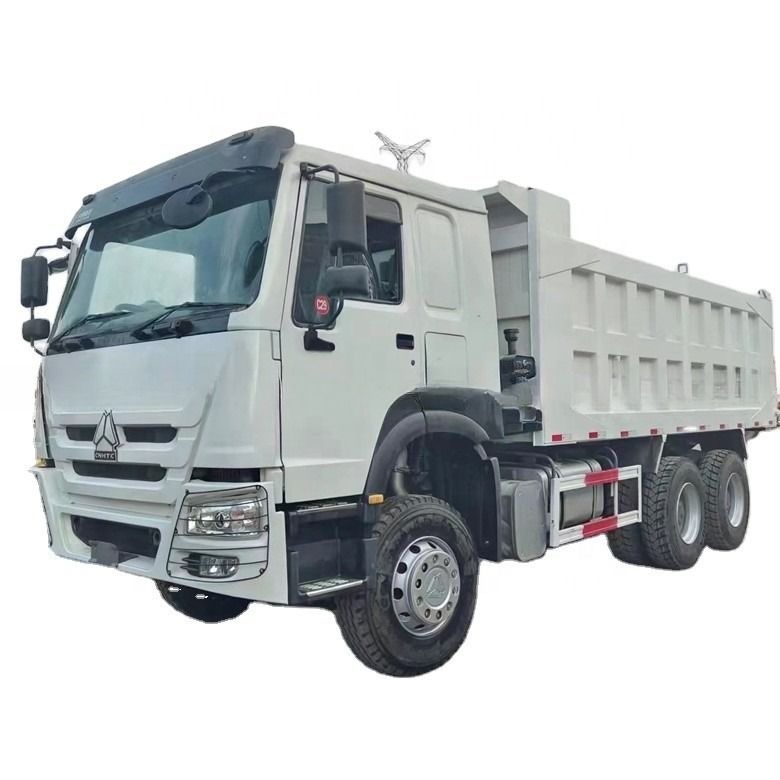 Sistem Multimedia Dilengkapi 6x4 Howo Dump Truck Sinotruck 371 LHD Dengan Dan Kemudi Kiri