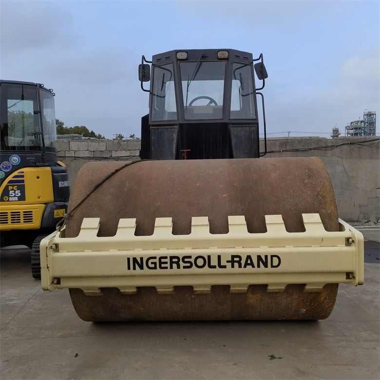 Amerika Diimpor Original Ingersoll-Rand SD100 Jalan Mesin Digunakan Single Drum Roller