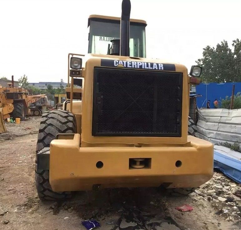 Mengunggah Log 5 Ton bekas Jepang Caterpillar 950G Loader Digunakan Cat 950 Manual Wheel Loader