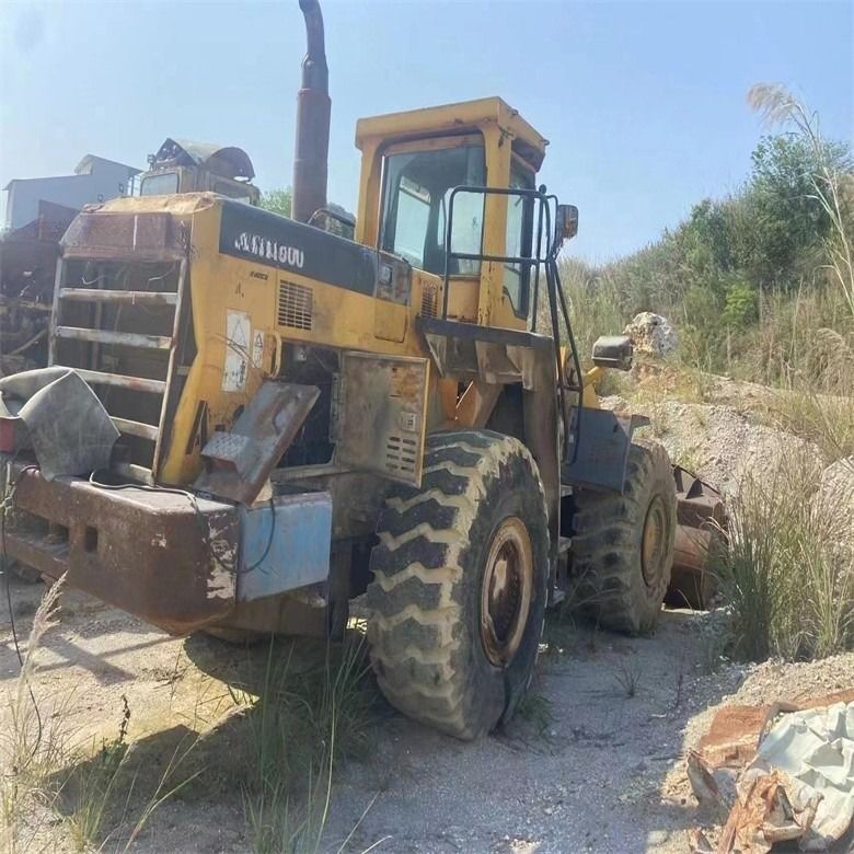 Loader depan 235KW Bekas Komatsu WA500-6 Wheel Loader dari Jepang 4.5 Kubik Second Hand