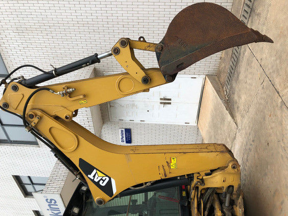 6792 10200 kg Mesin Berat digunakan Caterpillar 416E Backhoe Loader 162 kw Asli Sekarang