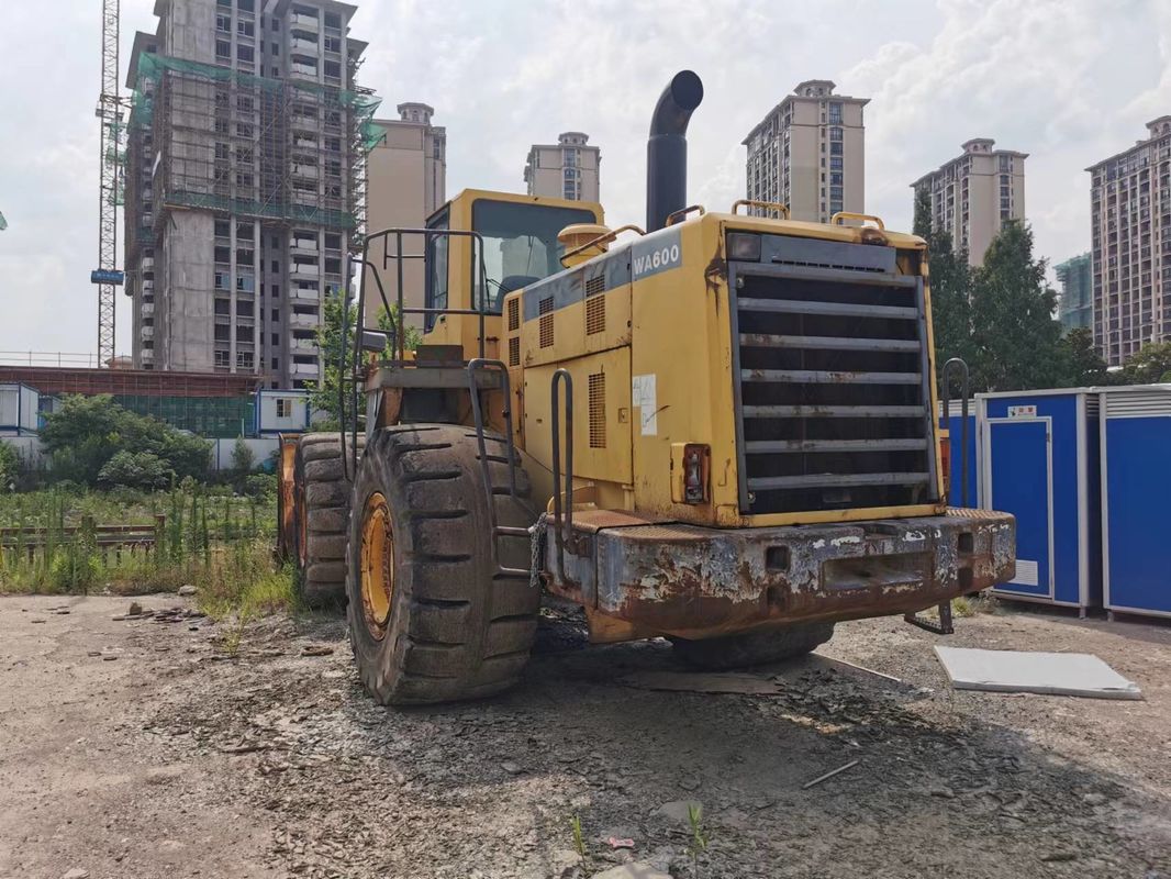 Komatsu 600 Model Heavy Duty WA600-6 Wheel Loader untuk solusi bangunan konstruksi