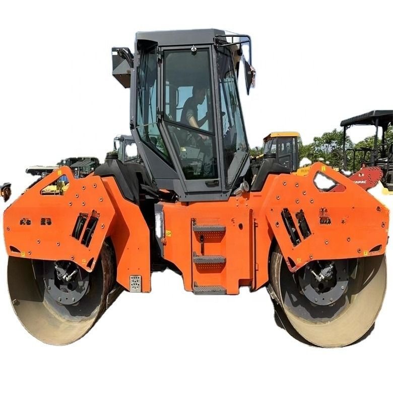 12 Ton 2020 Tahun Hamm HD128 Tandem Rollers digunakan Roller Compactor dengan mesin diesel