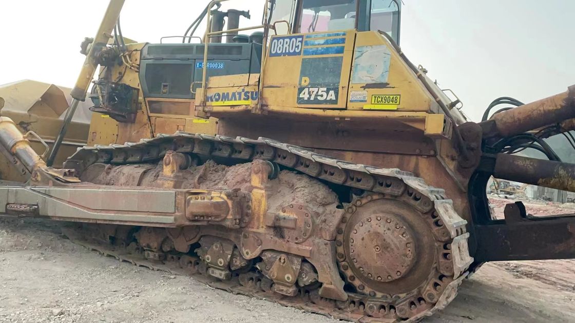 47 Tonnage Bulldozer digunakan Komatsu 475 Jenis bergerak Crawler Bulldozer Mesin Untuk Situs Konstruksi
