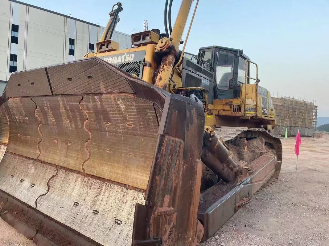 47 Tonnage Bulldozer digunakan Komatsu 475 Jenis bergerak Crawler Bulldozer Mesin Untuk Situs Konstruksi