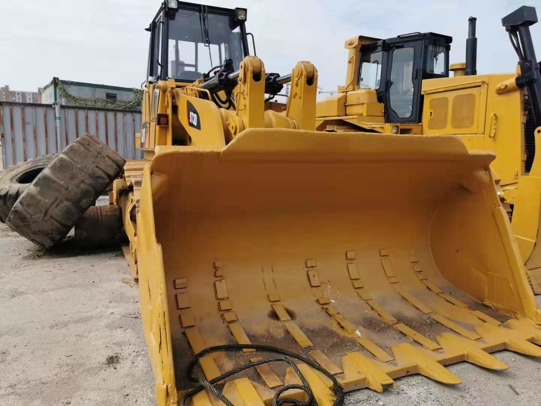 Jepang Digunakan Wheel Loader Untuk Lemes Dan Bergerak Jenis Operasi CAT 973