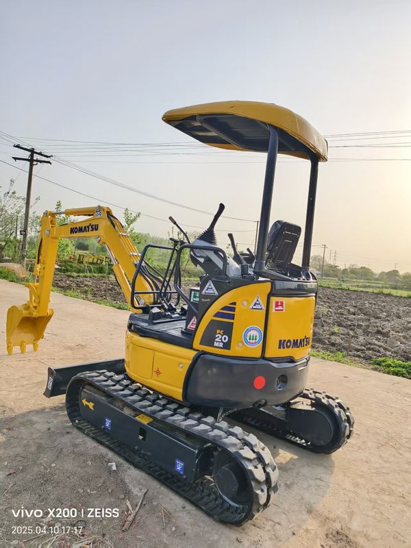 2ton bersertifikat digunakan Komatsu PC20MR Crawler Excavator Mesin Hampir baru untuk dijual