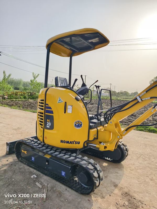 2ton bersertifikat digunakan Komatsu PC20MR Crawler Excavator Mesin Hampir baru untuk dijual