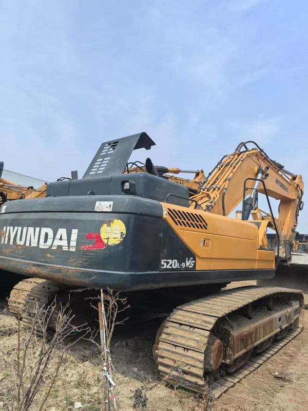 Digunakan Hyundai 520L-9VS Excavator Berkinerja Tinggi Harga Terjangkau Ekspor Dari Cina