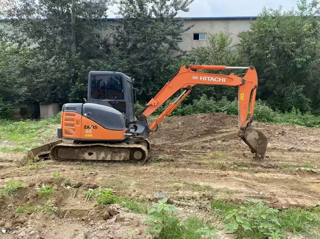 Hitachi ZX65USB Excavator Untuk Ekspor Digunakan Mini Excavator Dengan Kondisi yang sangat baik