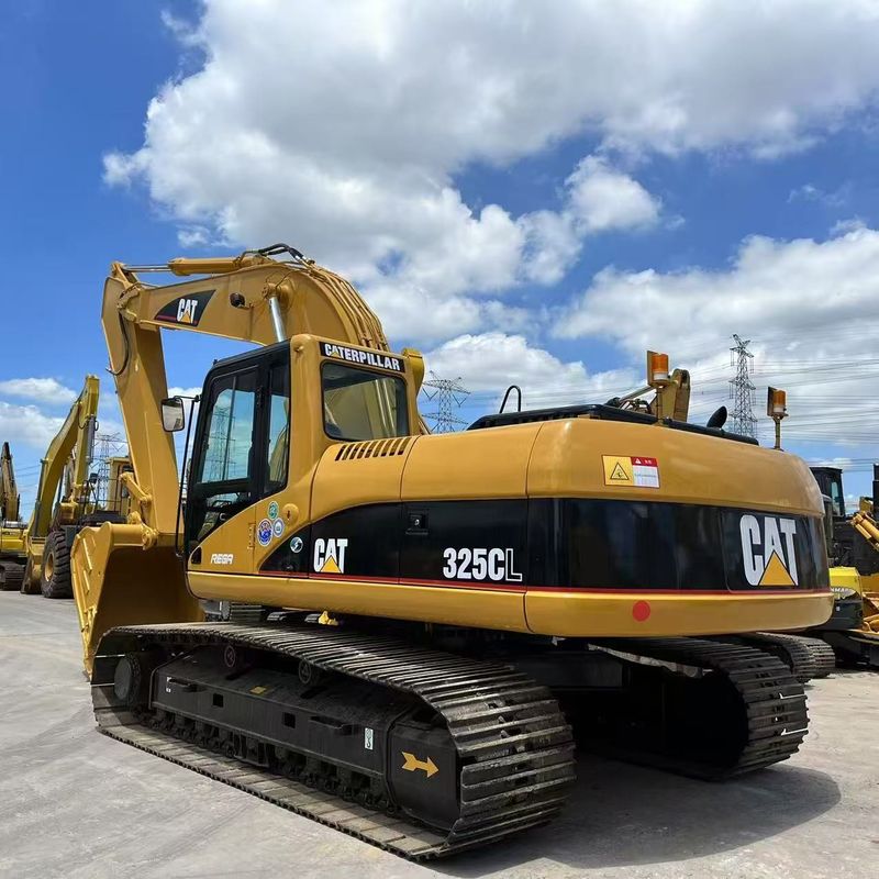 Digunakan CAT 325CL Excavator andal kedua-tangan Caterpillar 325CL Dengan panjang transportasi 9,6m