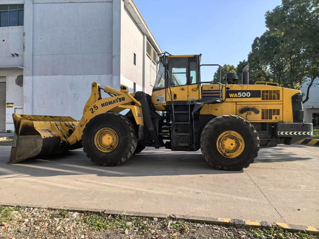 Komatsu WA500-6 Wheel Loader Heavy-Duty Front Loader yang digunakan diekspor dari Cina