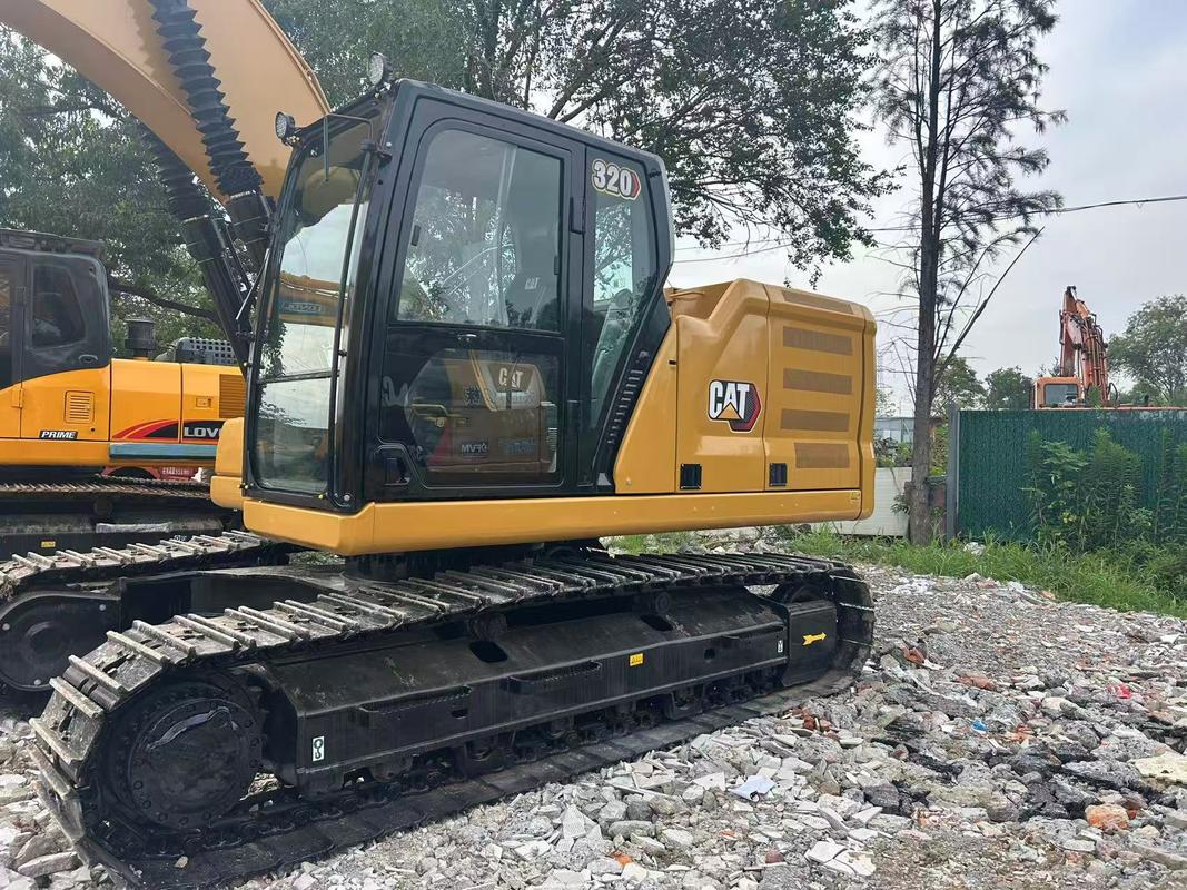 Digunakan CAT 320 Crawler Excavator Transport Height 2,96 M 22,5 T