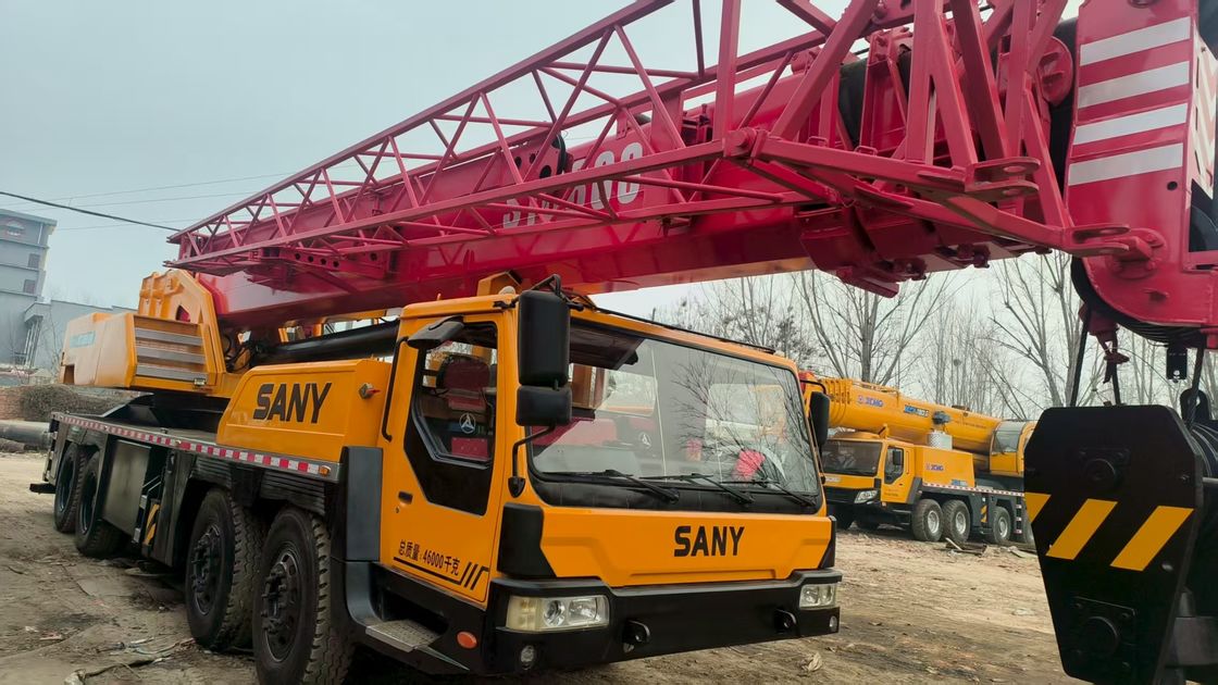 Keran Truk SANY STC800 yang Digunakan untuk Dijual. Keran 80 Ton yang Dapat Diandalkan diekspor dari Cina.
